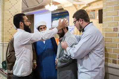 عمامه گذاری جمعی از طلاب استان قزوین