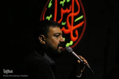 مراسم عزاداری شب سوم محرم در حرم علی ابن حمزه(ع)