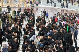 مراسم نخل گردانی در یزد