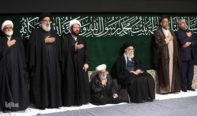 مراسم عزاداری شام شهادت حضرت فاطمه زهرا (س) در حسینه امام خمینی