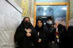 لحظه تحویل سال در حرم مطهر رضوی
