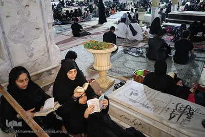 احیای شب نوزدهم ماه رمضان در حرم حضرت علی‌ بن مهزیار اهوازی 