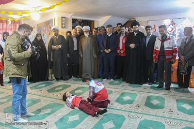 آئین افتتاح اولین کانون قرآنی غنچه‌های هلال‌احمر کشور در محلات