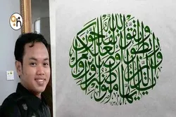 Kaligrafer Indonesia Juara Pertama di Lomba 7tepe7sanat Turki