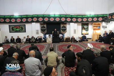 عزاداری روز شهادت امام رضا در دفتر مراجع