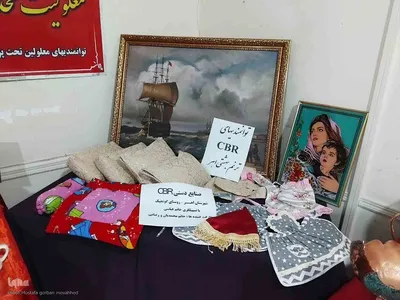 برپایی نمایشگاه صنایع دستی و هنری افراد دارای معلولیت در اهر
