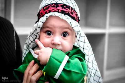 تجدید عهد شیرخوارگان فین کاشان با کوچکترین شهید کربلا