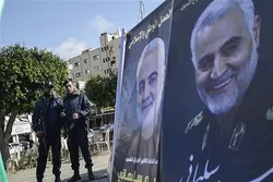 Palestinos en Gaza rinden homenaje al mártir Soleimani