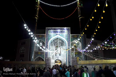 آذین بندی و جشن نیمه شعبان در نیشابور 
