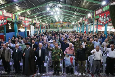 آیین بزرگداشت شهید علی لاریجانی در اصفهان