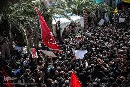 مراسم تشییع پیکر شهید محسن حججی در تهران