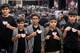 مراسم عزاداری شب تاسوعا در حسینیه امام خمینی(ره)