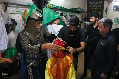 آیین باشکوه عزاداری عاشورای حسینی در زیباشهر