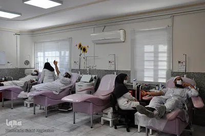 اهدای خون روحانیون اهل سنت و تشیع ـ بیرجند