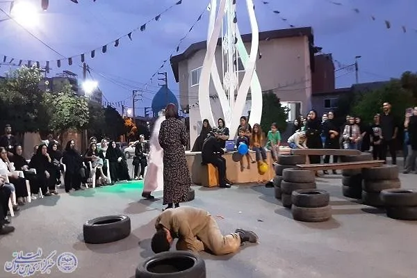 نمایش خیابانی «یحیی و ترلان» در امامزاده قاسم (ع) ایزدشهر