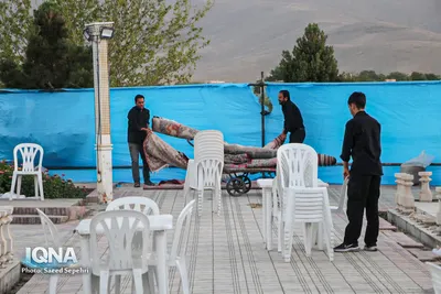 خدمت مواکب ملایر به زائران اربعین

