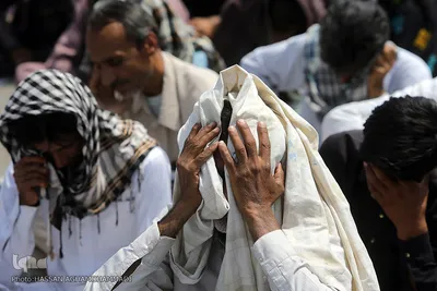 عزاداری ظهر عاشورا در منطقه محروم جازموریان