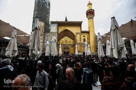 حرم حضرت علی(ع) میعادگاه راهپیمایان اربعین حسینی