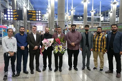 استقبال از «علیرضا بیژنی» رتبه دوم مسابقات قرآن مالزی