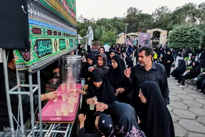 مراسم زیارت عاشورا بسیجیان همدان‎