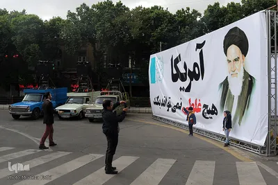 راهپیمایی مردم تبریز در اعتراض به بد عهدی آمریکا