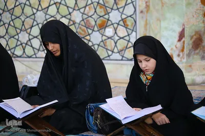 آیین جزء خواني قرآن‌کریم در آستان امامزاده عبدالله(ع)شهرری