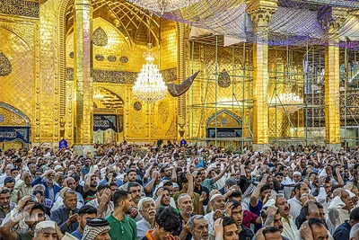 نماز عید سعید قربان در حرم اباالفضل العباس (ع)