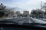 بارش اولین برف پاییزی در تبریز‎