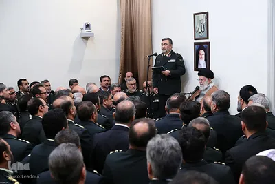 دیدار فرماندهان و مدیران نیروی انتظامی با رهبر انقلاب