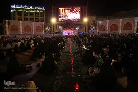 مراسم بزرگ‌ترین سفره نذری حضرت رقیه(س) در میدان آیینی امام حسین(ع)