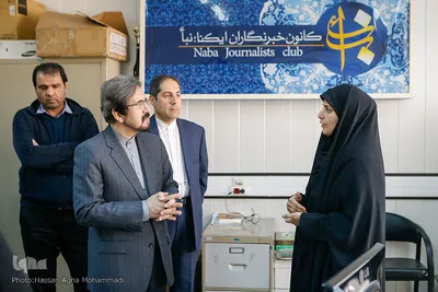 بازدید بهرام قاسمی سخنگوی وزارت خارجه از ایکنا