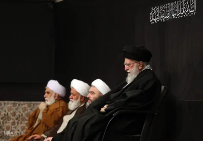 اولین شب مراسم عزاداری حضرت فاطمه‌زهرا (س) در حسینیه امام خمینی(ره)