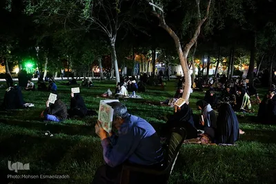 قرار بندگی؛ احیای شب ۲۳ رمضان در پارک ملت مشهد