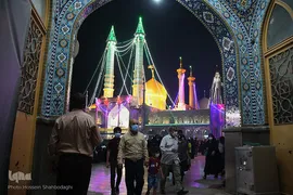 حرم کریمه اهل بیت(ع) در شب عید غدیر