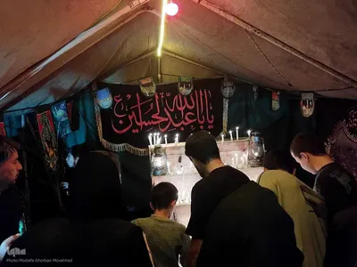مراسم شام غریبان حسینی در اهر