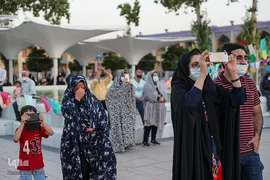 میلاد امام رضا در حرم شاهچراغ(ع)