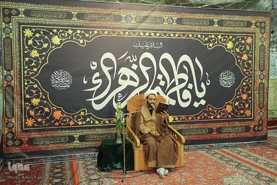 مراسم قرائت خطبه فدکیه در حرم شاهچراغ (ع)