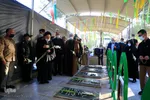 آیین غبار روبی مزار شهدای بیرجند