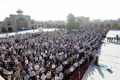 اقامه نماز عید قربان در قزوین