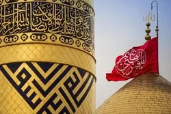 Həzrət Əbülfəzl Abbasın (ə) hərəminin qızılı günbəzinə qırmızı bayraq sancıldı | Foto
