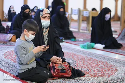 مراسم شب ولادت باسعادت نبی مکرم اسلام و صادق آل محمد(ص) در حرم مطهر شاهچراغ