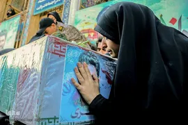 مراسم تشییع پیکر مطهر شهید مدافع حرم، سردار «داوود جعفری»