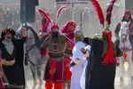 مراسم خیمه‌سوزان و مقتل‌خوانی در خمینی‌شهر اصفهان