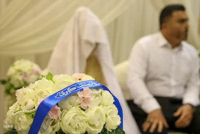 مراسم عقد زوجین در جوار حرم حضرت شاهچراغ(ع)