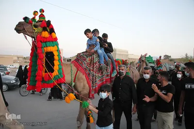 کاروان عزاداری محرم شهر شاهدیه یزد