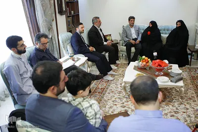 دیدار نمایندگان جامعه قرآنی با خانواده شهید «شهید احمد انصاری»

