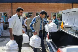 آیین پخت و توزیع ۱۵۰دیگ غذای نذری-مبارکه اصفهان ‎‎