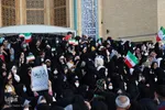 اجرای سرود سلام فرمانده به زبان ترکی و فارسی در تبریز