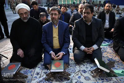مراسم بدرقه کاروان قرآنی انقلاب از بارگاه نورانی امام خمینی (ره)