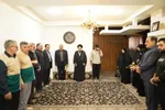 دیدار خانواده سه شهید جنگ رمضان در لرستان